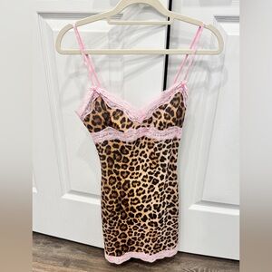 I AM GIA Cassia slip leopard print dress Size :S